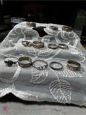VINTAGE STERLING SILVER STATEMENT BAND COLLECTION
